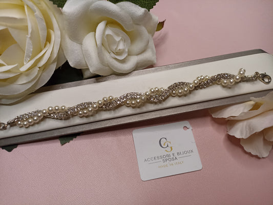 BR abbinato 1241/C PERLE Bracciale Bijoux