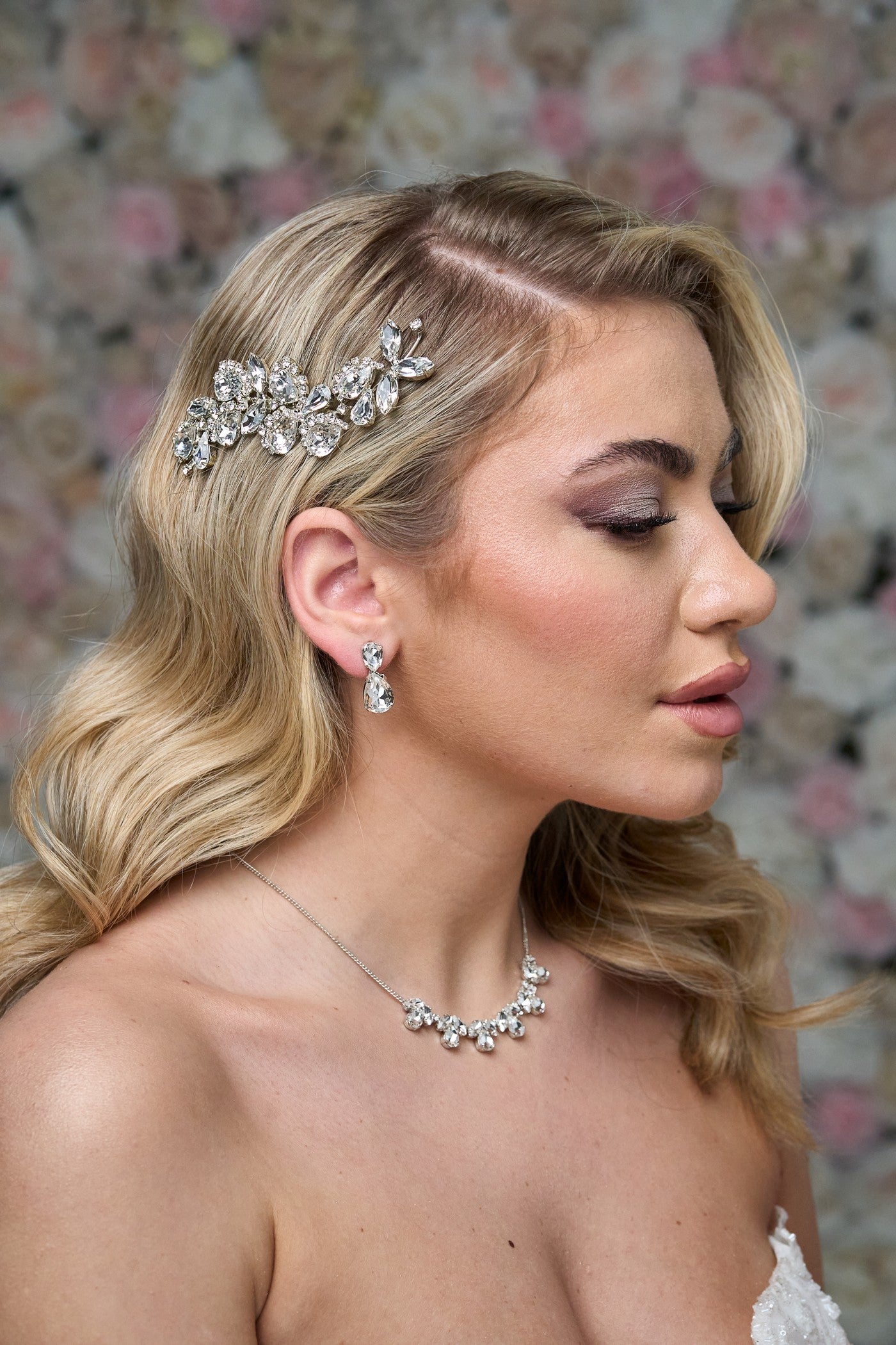 2003FR- Pettinino da sposa con pietre swarovski
