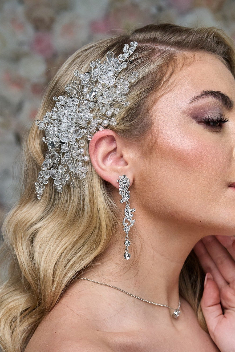 2500FR- Pettinino da sposa con cristalli