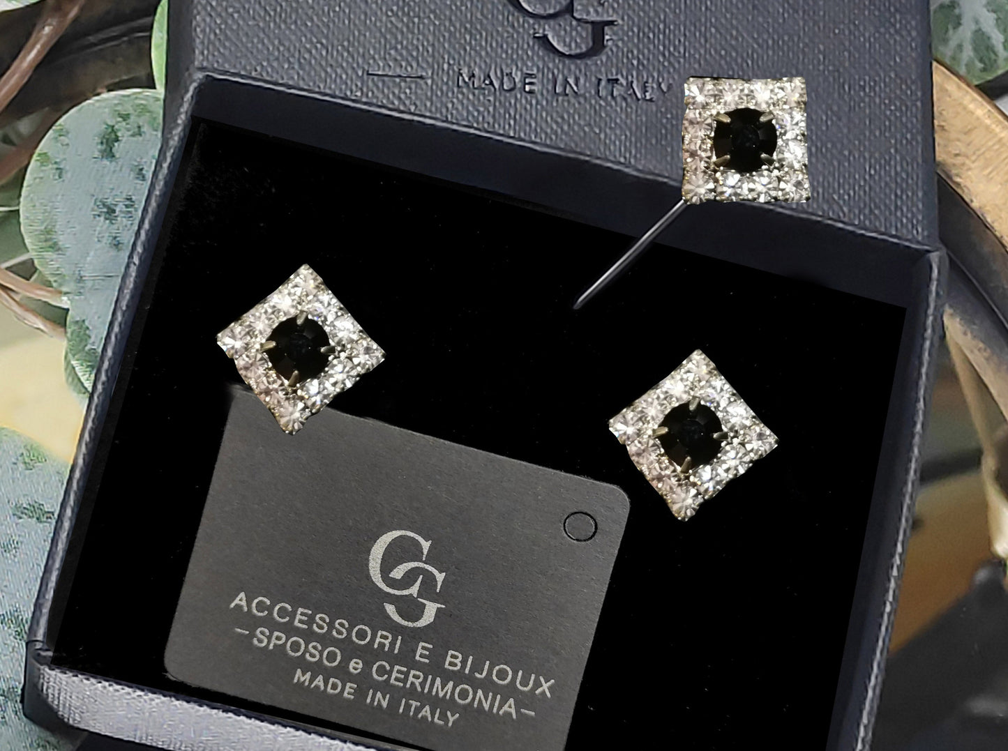 SET gem103 GEMELLI +SPILLA BIJOUX
