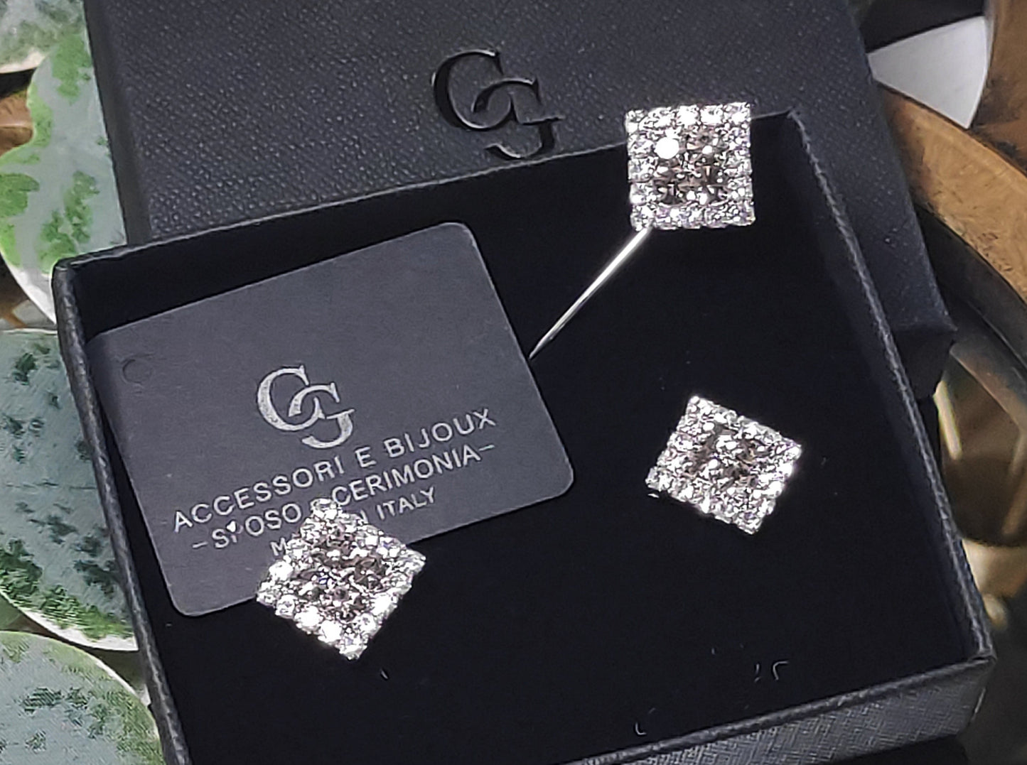 SET GEM105 GEMELLI+SPILLA BIJOUX