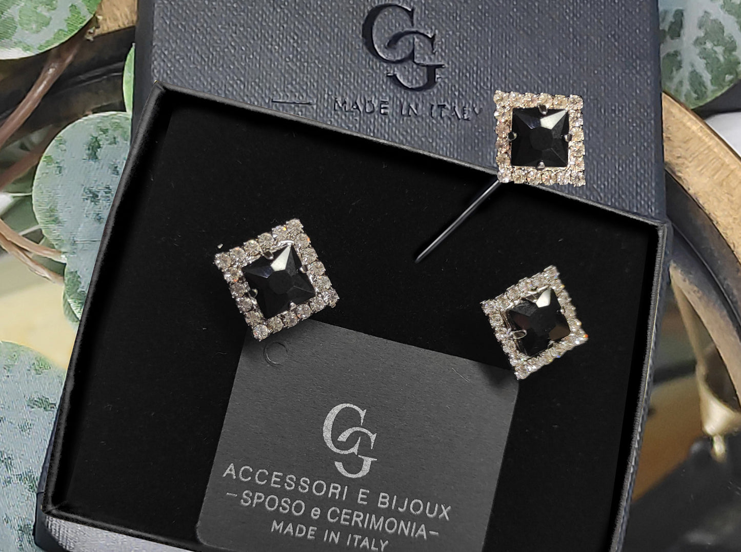SET GEM177 GEMELLI+SPILLA BIJOUX