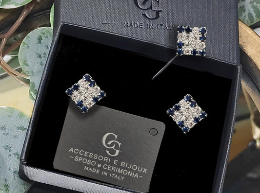 SET GEM118 GEMELLI+SPILLA BIJOUX