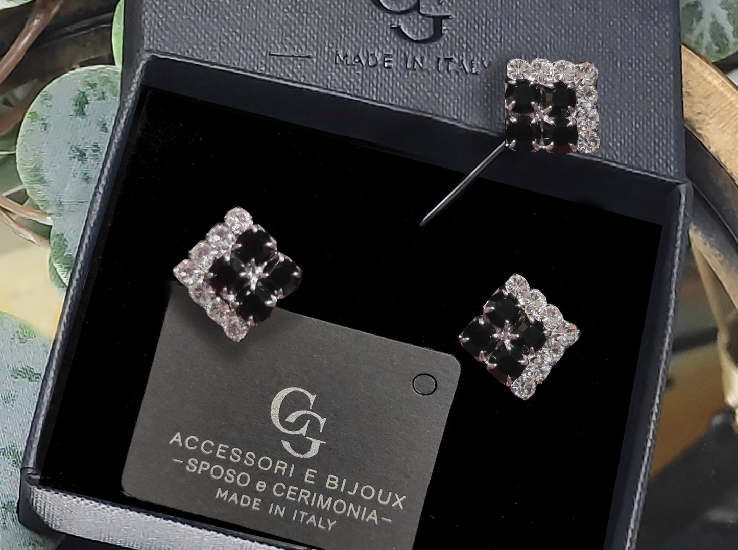 SET GEM121 GEMELLI+SPILLA BIJOUX