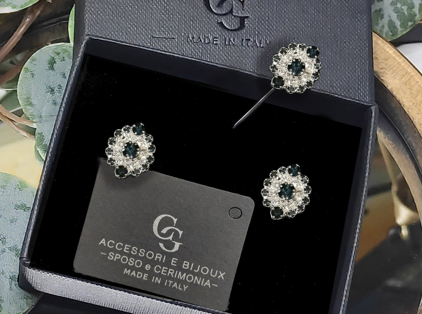 SET GEM124 GEMELLI+SPILLA BIJOUX