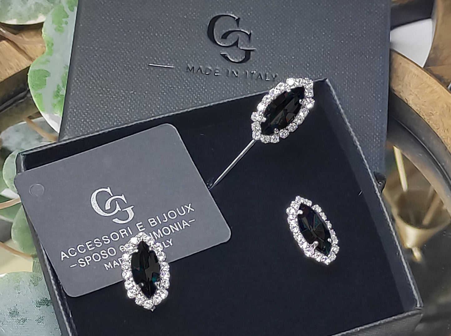 SET GEM138 GEMELLI+SPILLA BIJOUX