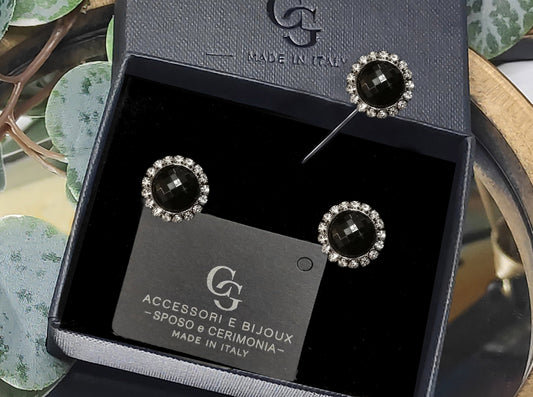 SET Gem 32TONDO GEMELLI + SPILLA BIJOUX
