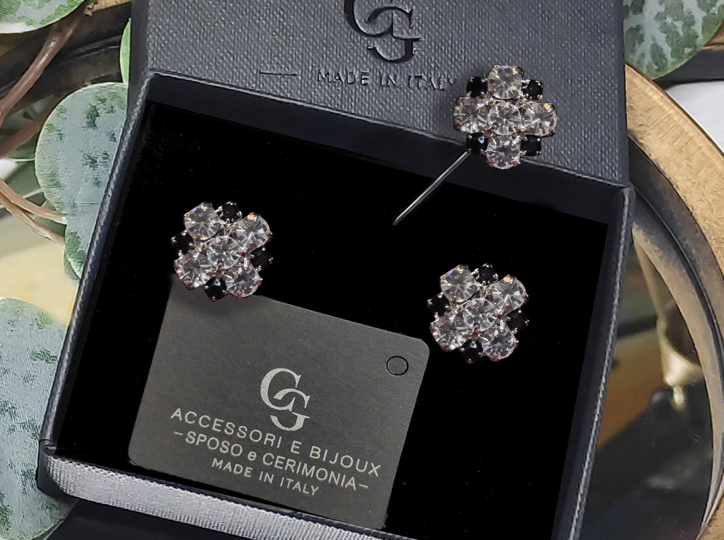 SET GEM41 GEMELLI+SPILLA BIJOUX