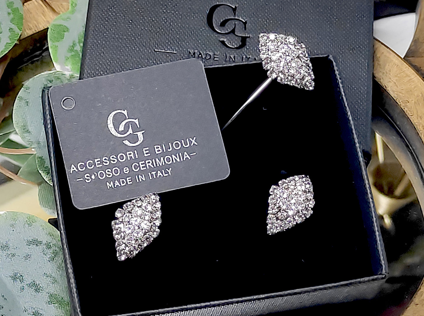 SET GEM75 GEMELLI+SPILLA BIJOUX