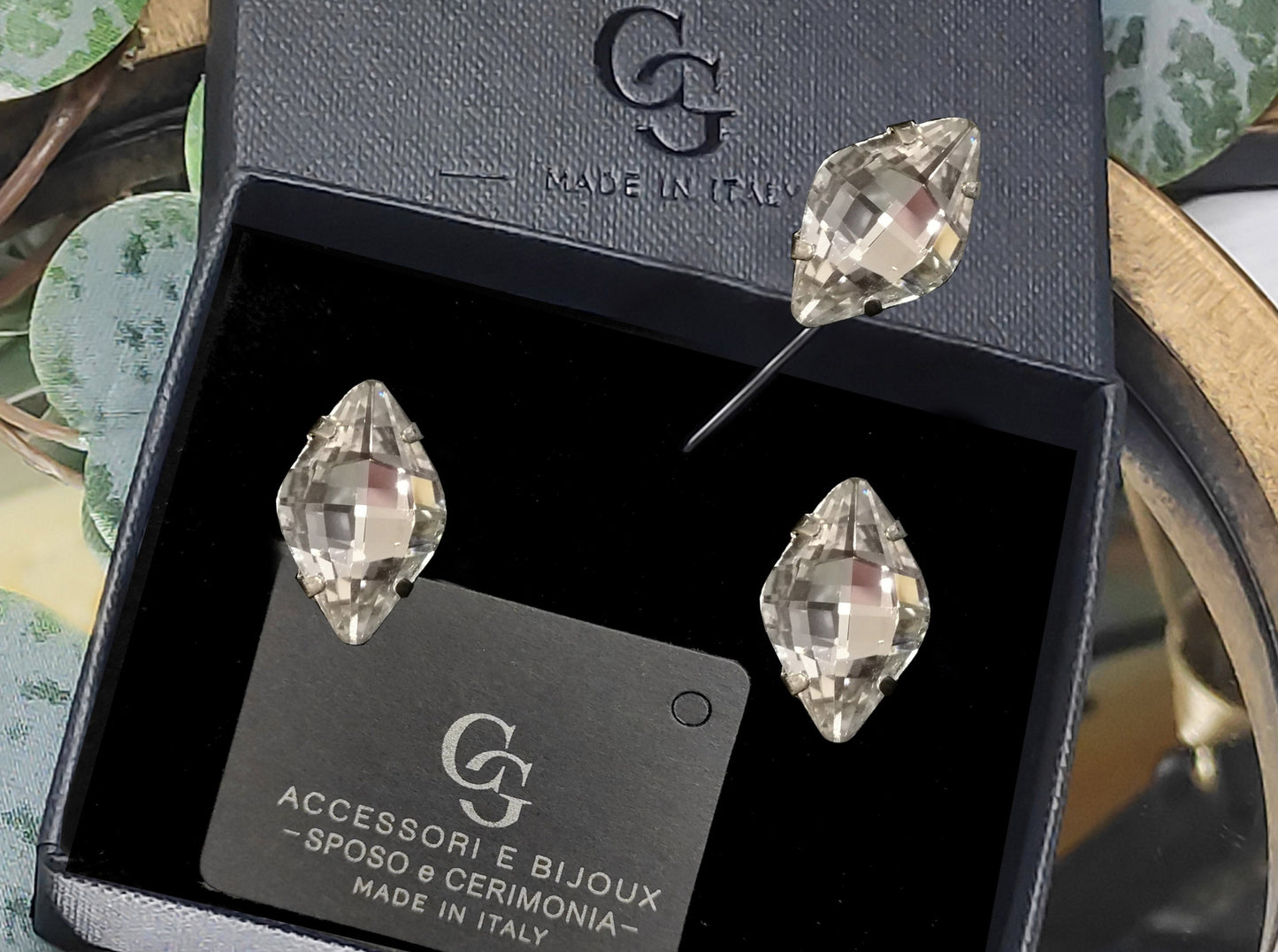 SET GEM77 GEMELLI+SPILLA BIJOUX