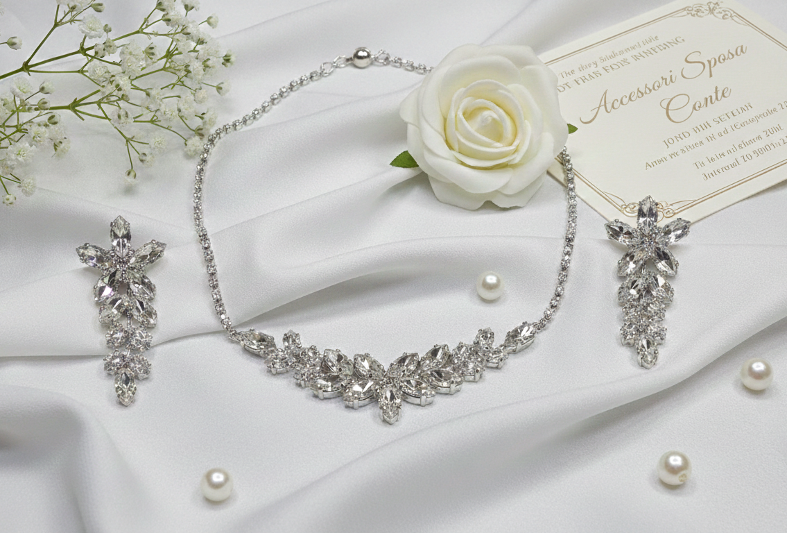 Parure Fiore di cristallo