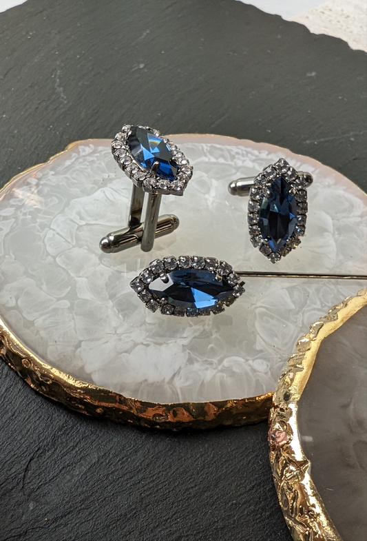 SET GEM138 GEMELLI+SPILLA BIJOUX