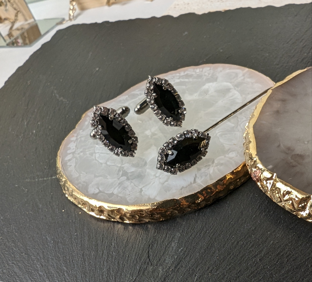 SET GEM138 GEMELLI+SPILLA BIJOUX