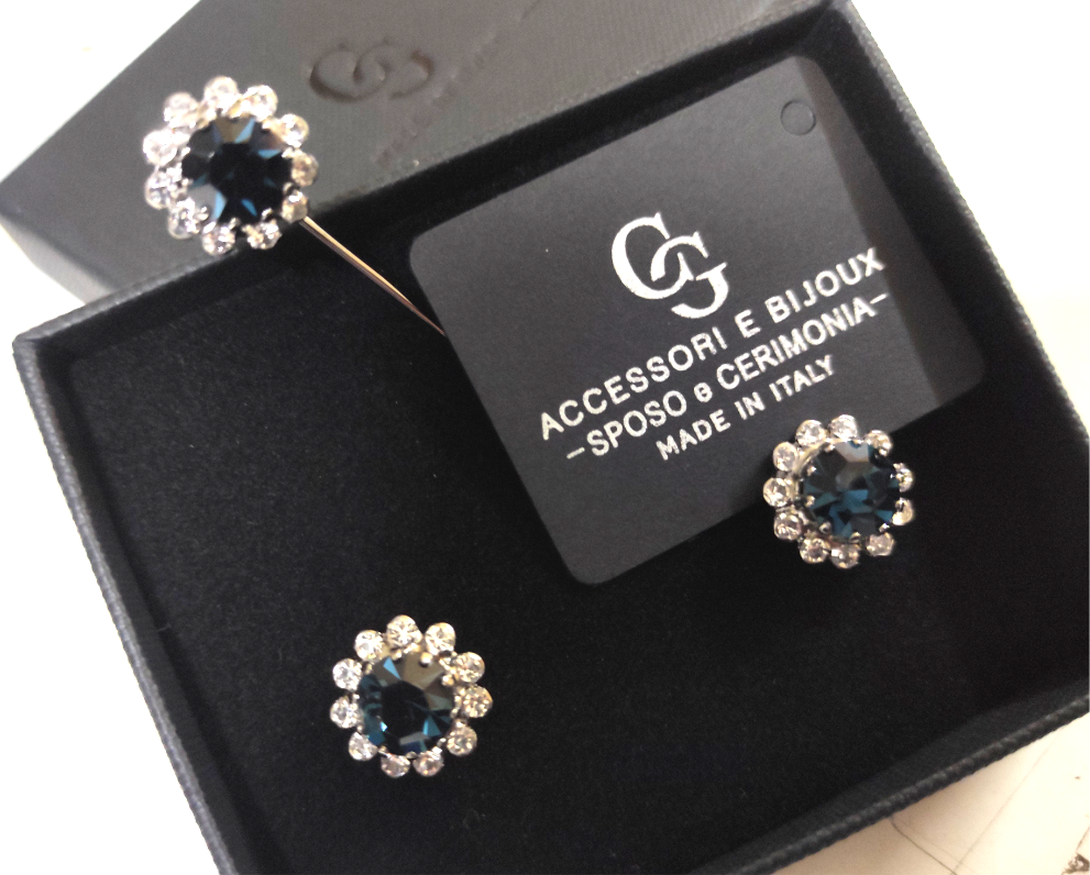 SET Gem 174 GEMELLI + SPILLA BIJOUX
