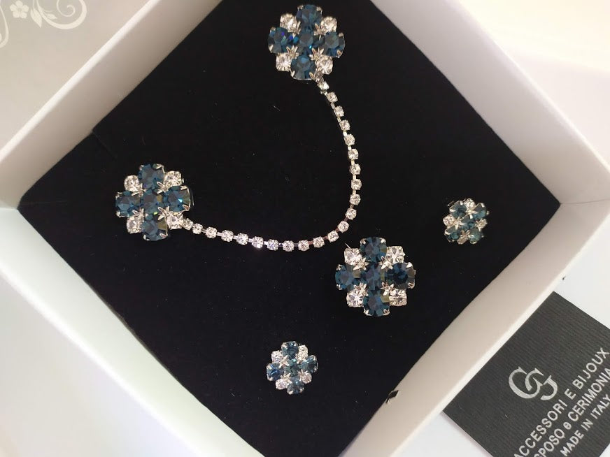 SET GEM41color GEMELLI+SPILLA BIJOUX