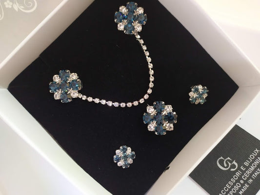 SET GEM41color GEMELLI+SPILLA BIJOUX