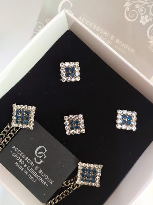SET GEM100 GEMELLI+SPILLA BIJOUX