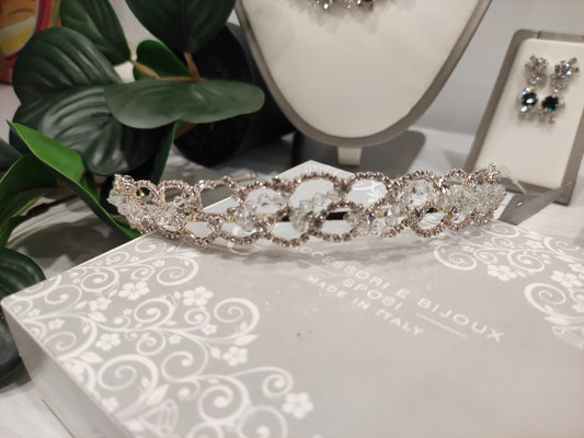 3055- Coroncina bijoux swarovski