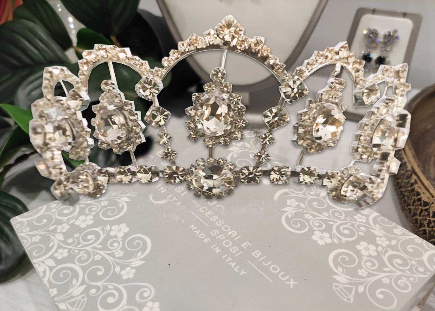 3155 - Coroncina bijoux swarovski