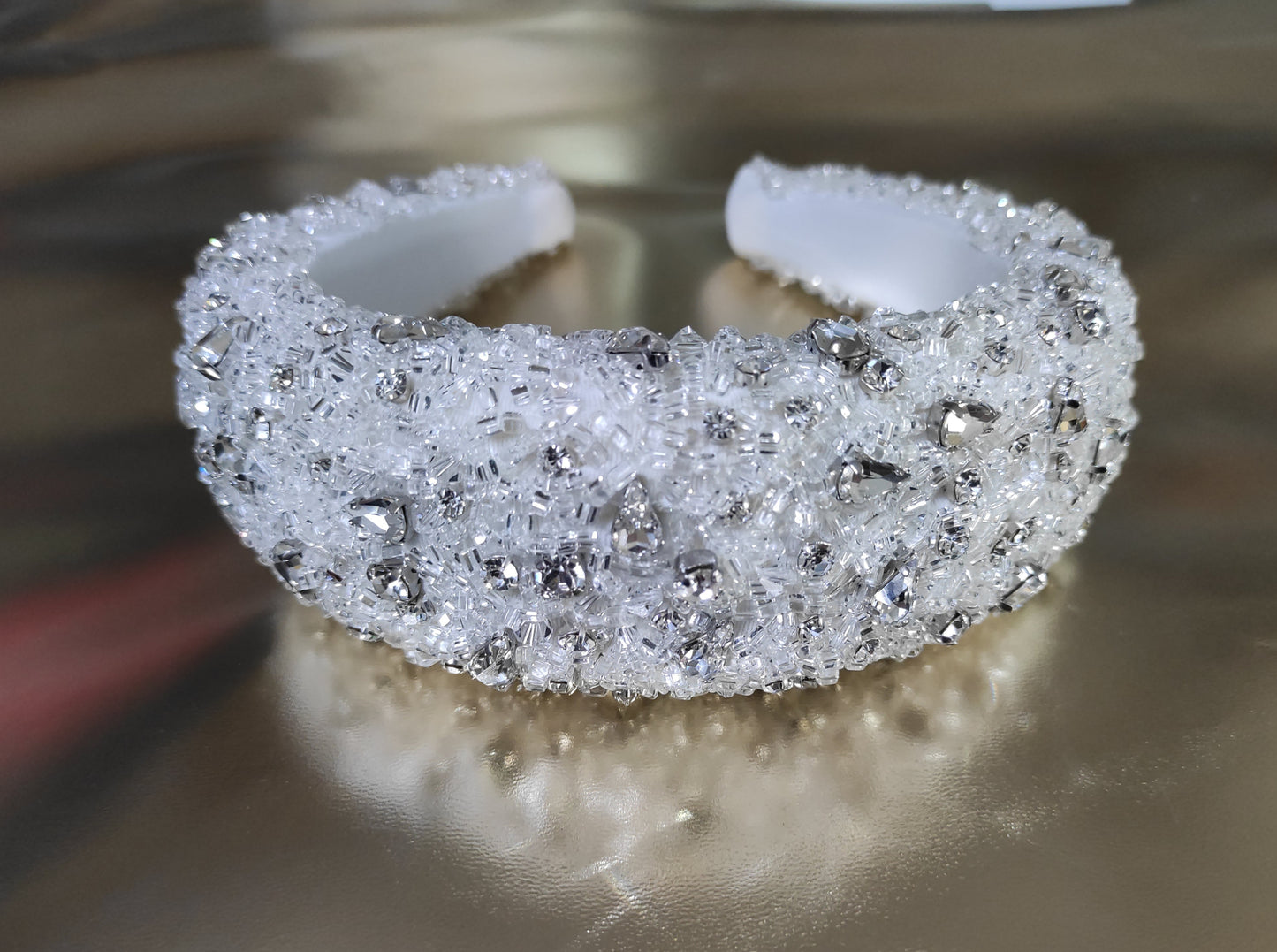 Cerchietto ricamato - Accessorio bijoux swarovski