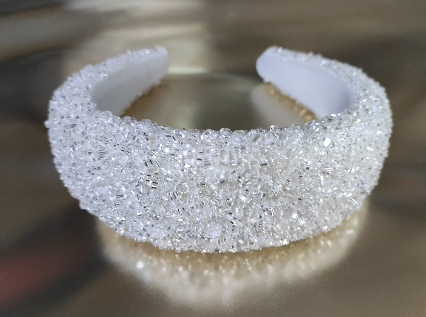 Cerchietto ricamato - Accessorio bijoux swarovski