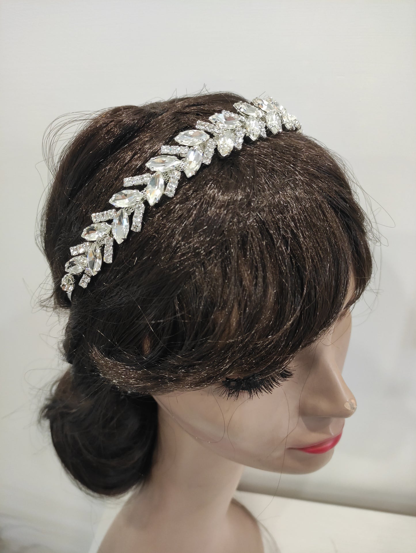 Cerchietto bijoux con pietre castonate