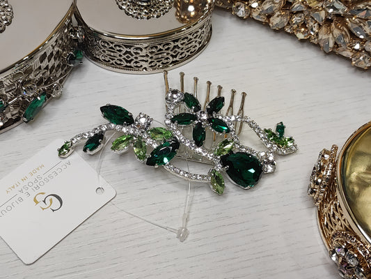 2150FR - Pettinino per cerimonia con pietre swarovski