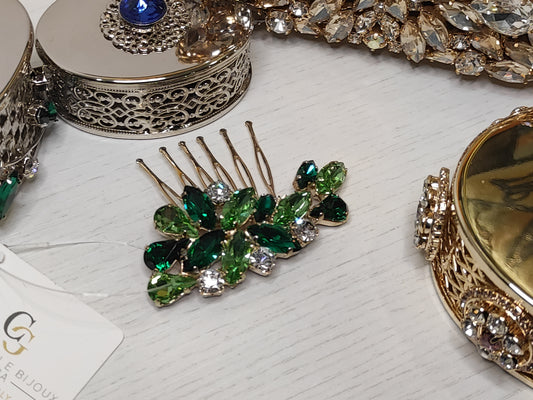 Pettinino per cerimonia con pietre swarovski
