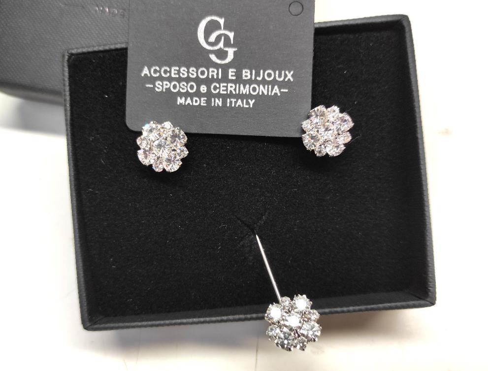 SET GEM41 GEMELLI+SPILLA BIJOUX