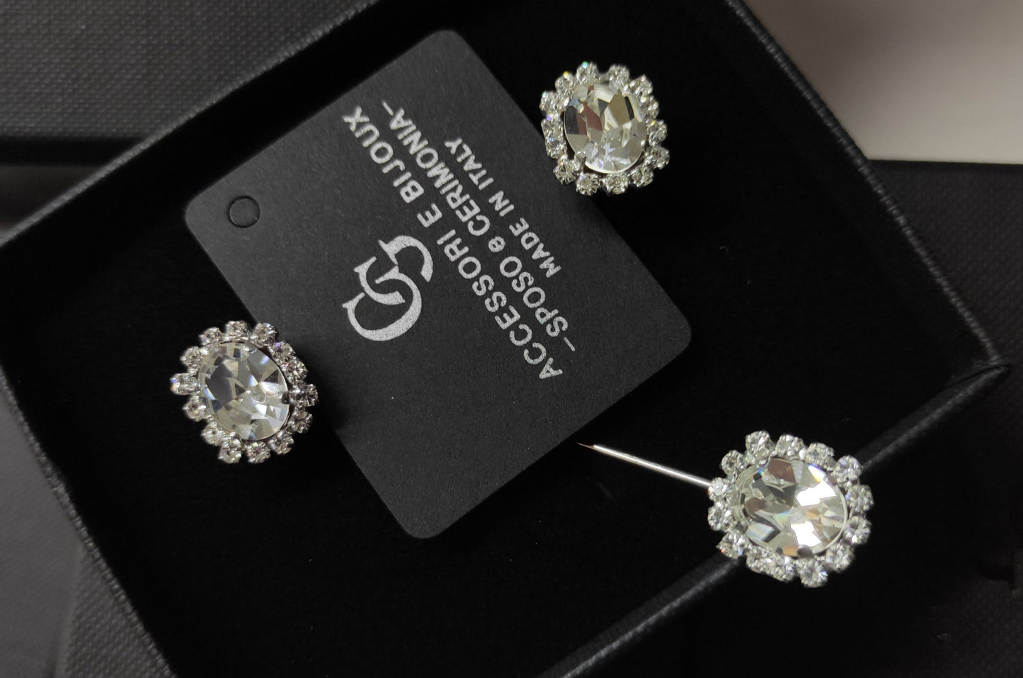 SET GEM2 GEMELLI+SPILLA BIJOUX