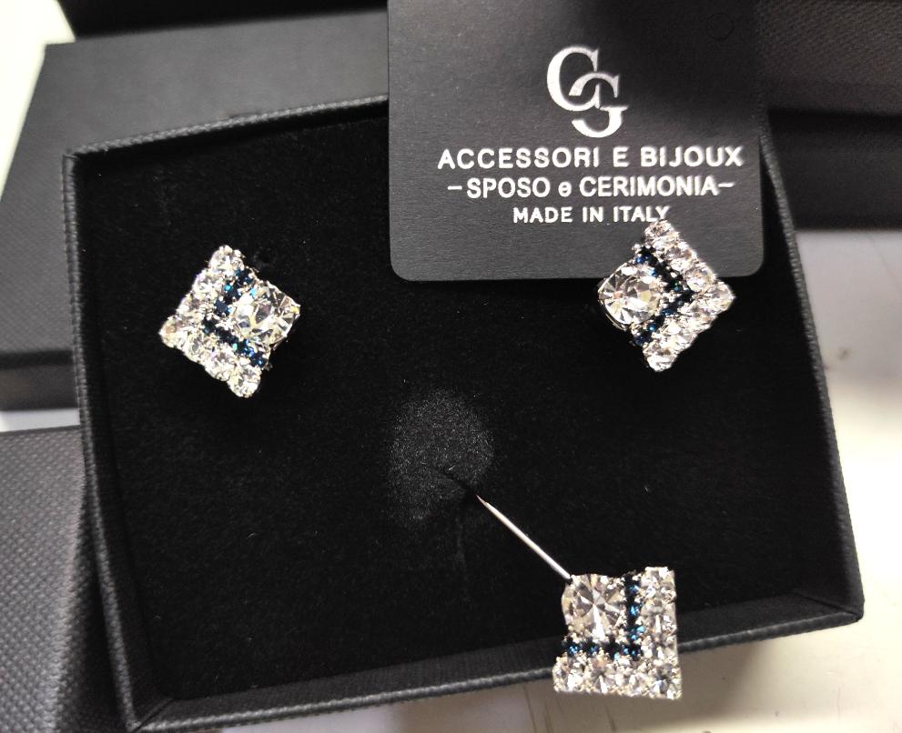 SET Gem 146 GEMELLI + SPILLA BIJOUX