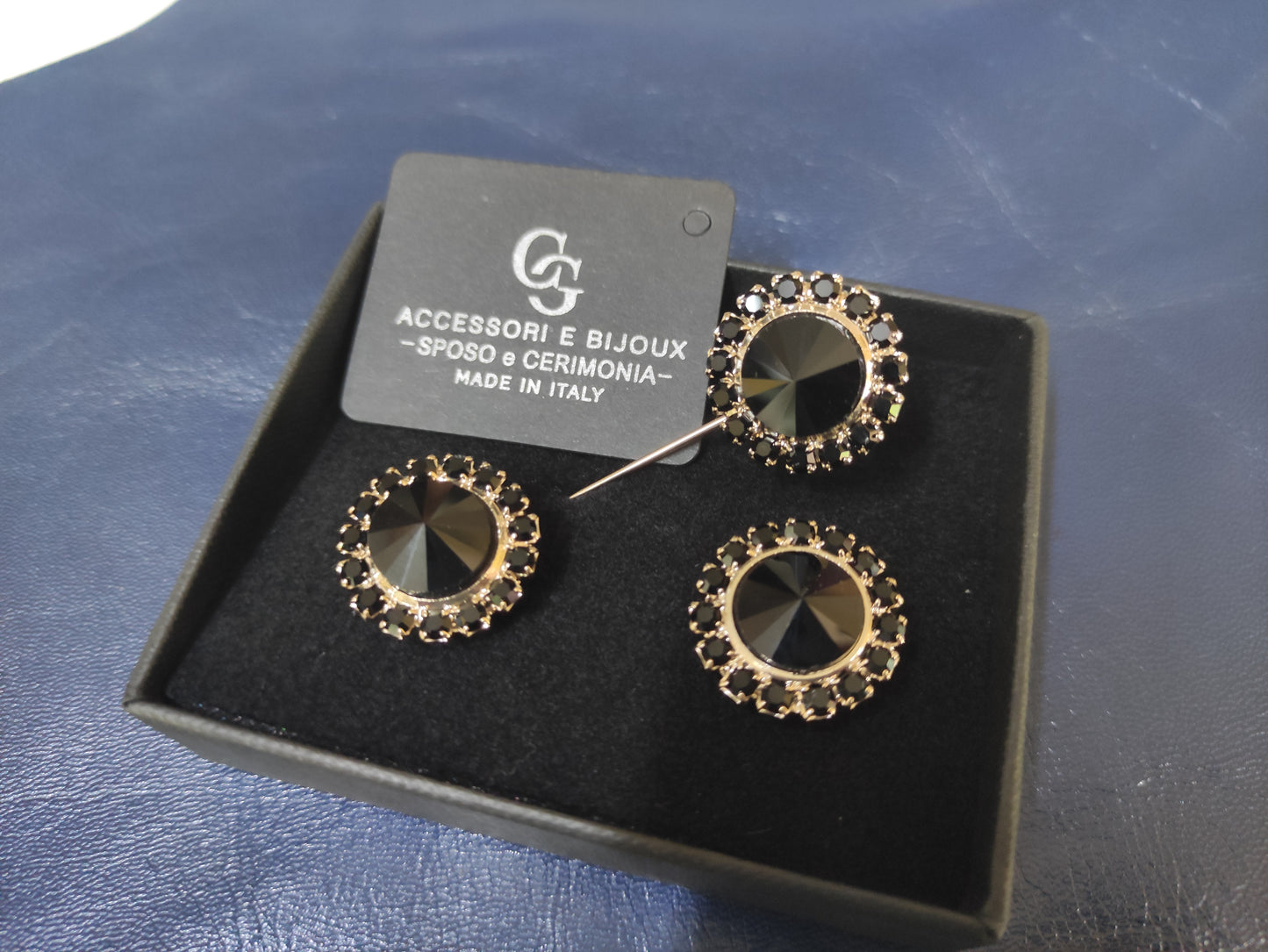 SET GEM55 GEMELLI+SPILLA BIJOUX