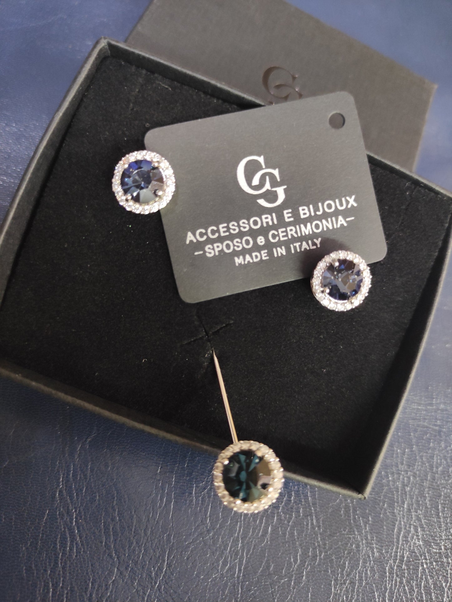 SET GEM193 GEMELLI+SPILLA BIJOUX