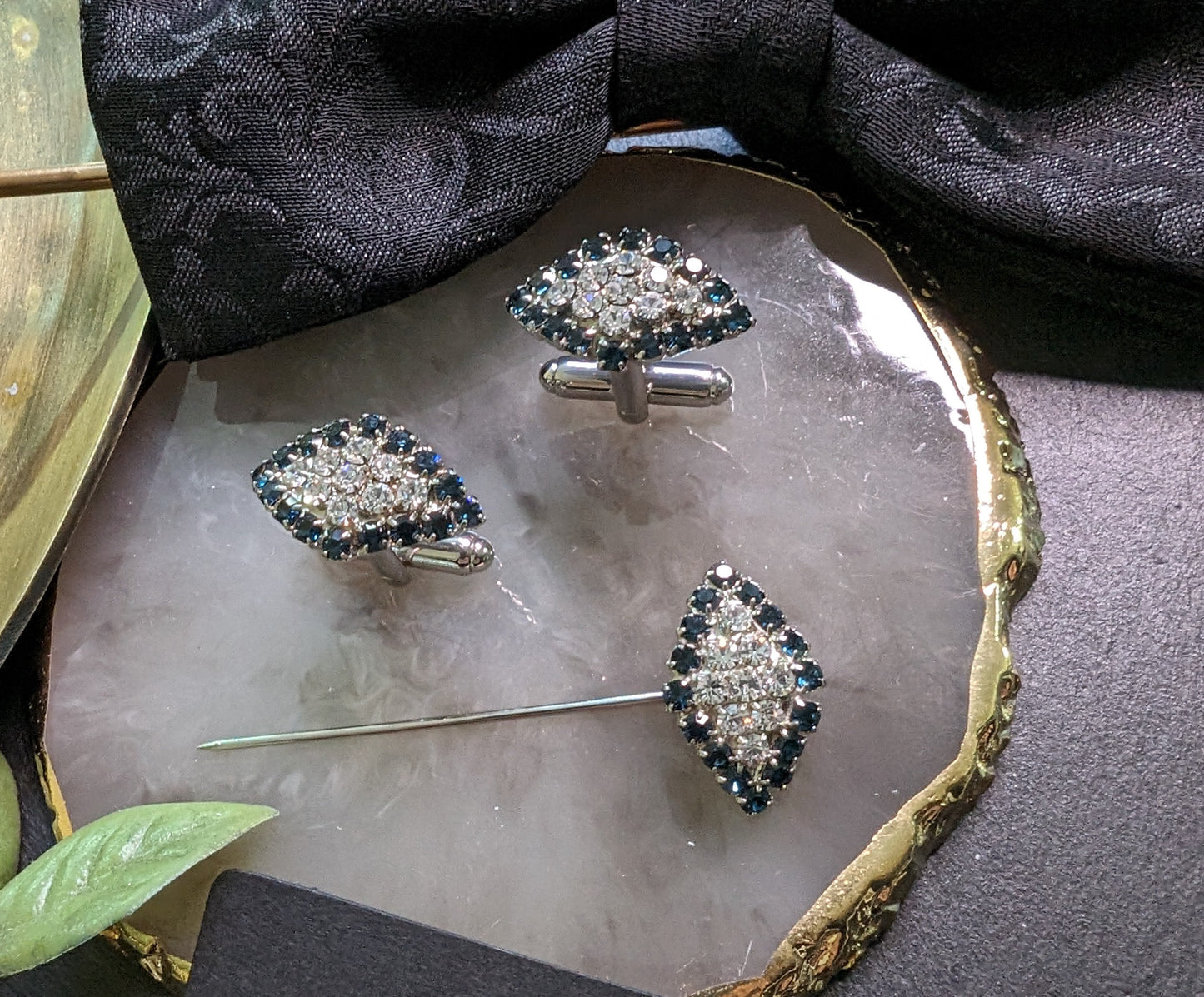 SET GEM75 GEMELLI+SPILLA BIJOUX