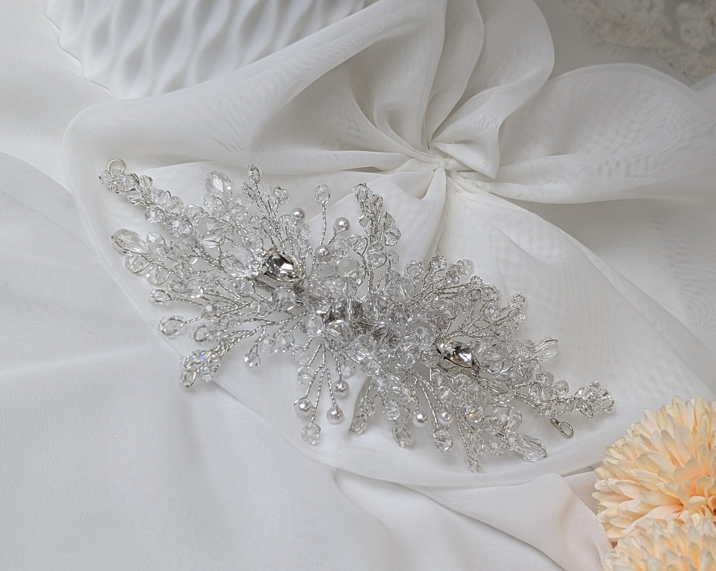 2500FR- Pettinino da sposa con cristalli