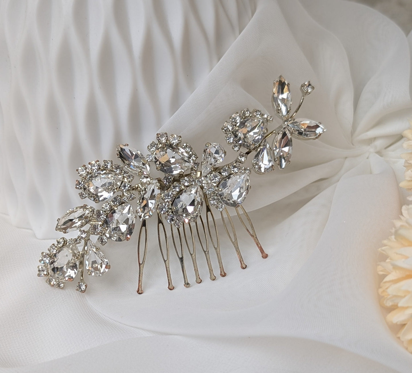 2003FR- Pettinino da sposa con pietre swarovski