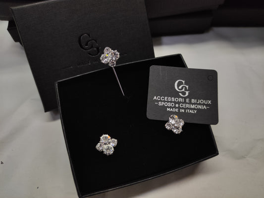 SET GEM120 GEMELLI+SPILLA BIJOUX