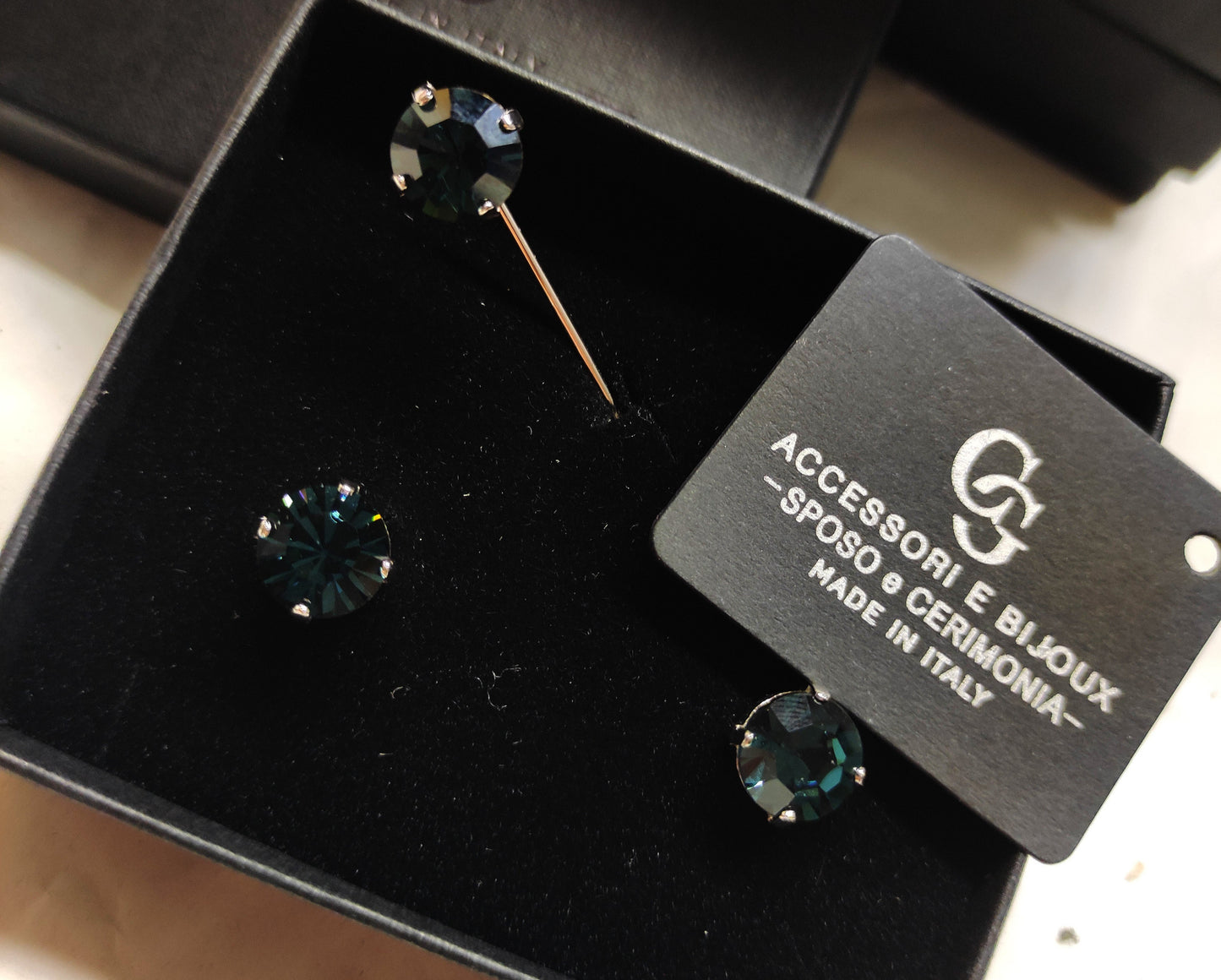 SET GEM4 GEMELLI+SPILLA BIJOUX
