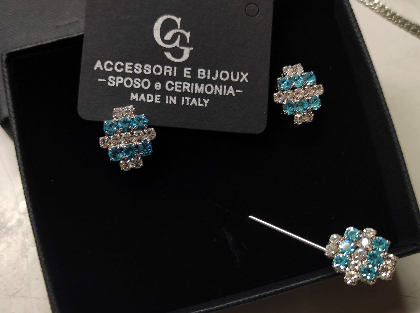SET GEM51 GEMELLI+SPILLA BIJOUX