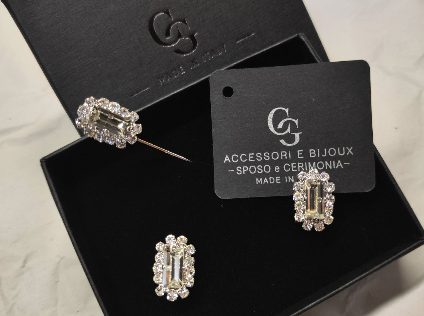 SET GEM60 GEMELLI+SPILLA BIJOUX