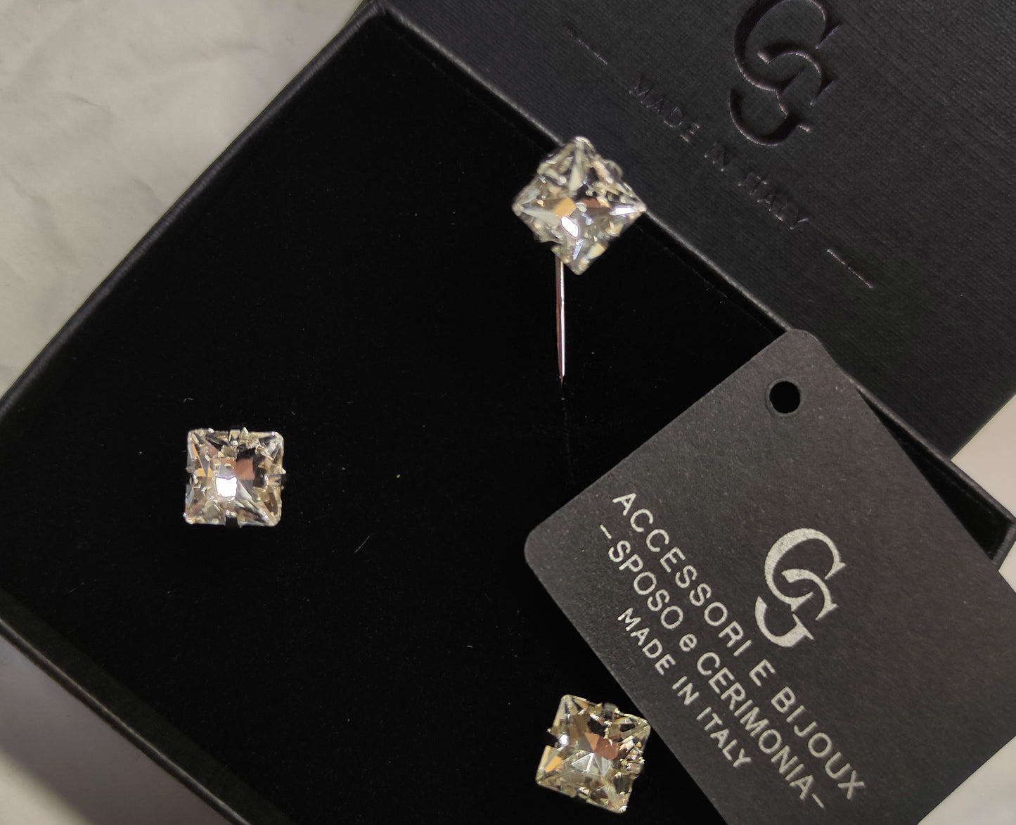 SET GEM89 GEMELLI+SPILLA BIJOUX