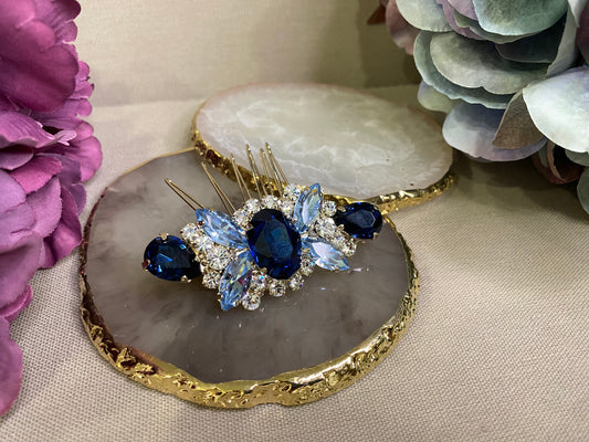 Pettinino per cerimonia con pietre swarovski