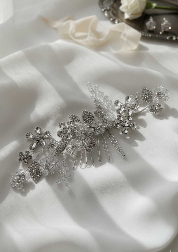 Lamia - 2286FR - Pettinino bijoux da sposa