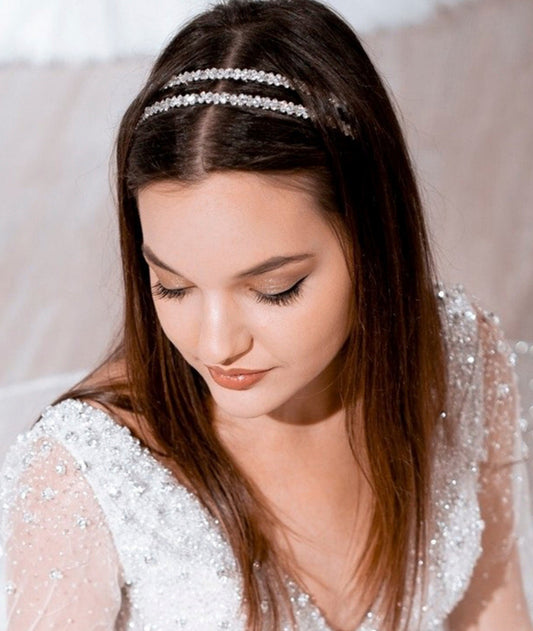 FRN10 Doppio - Cerchietto bijoux swarovski