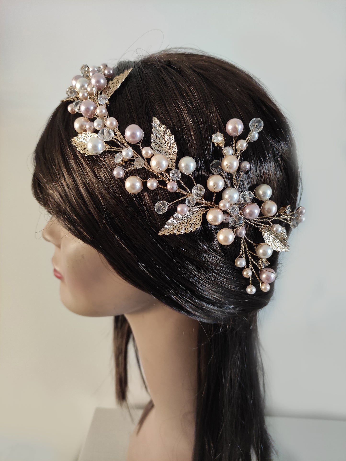 Anima Rosata 2396FR - Accessorio bijoux per capelli modellabile