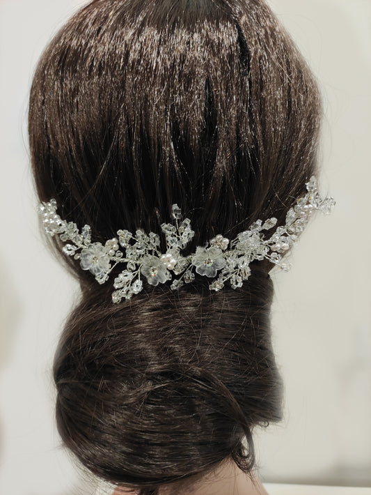 2359FR - Accessorio modellabile in cristalli da sposa