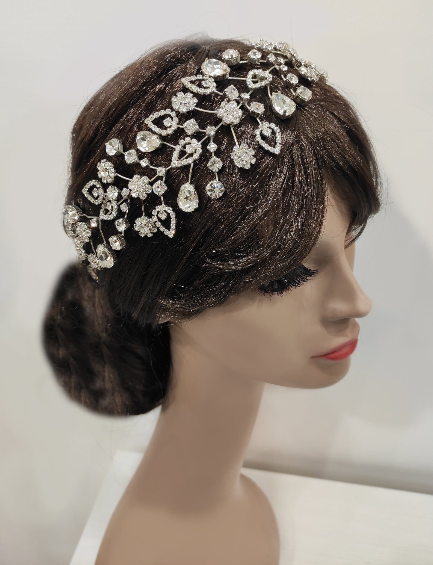 FRN154 -  Accessorio bijoux in strass da sposa