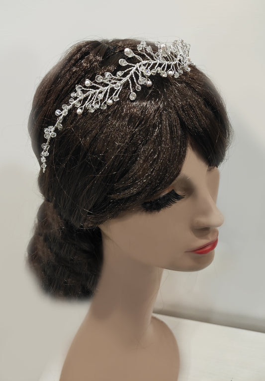 FRN184 - Filo bijoux modellabile con cristalli e strass