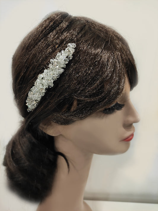 2328FR - Pettinino bijoux con cristalli da sposa