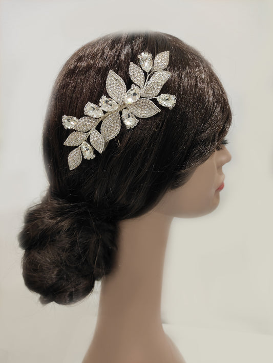 2246FR- Pettinino da sposa con strass e pietre